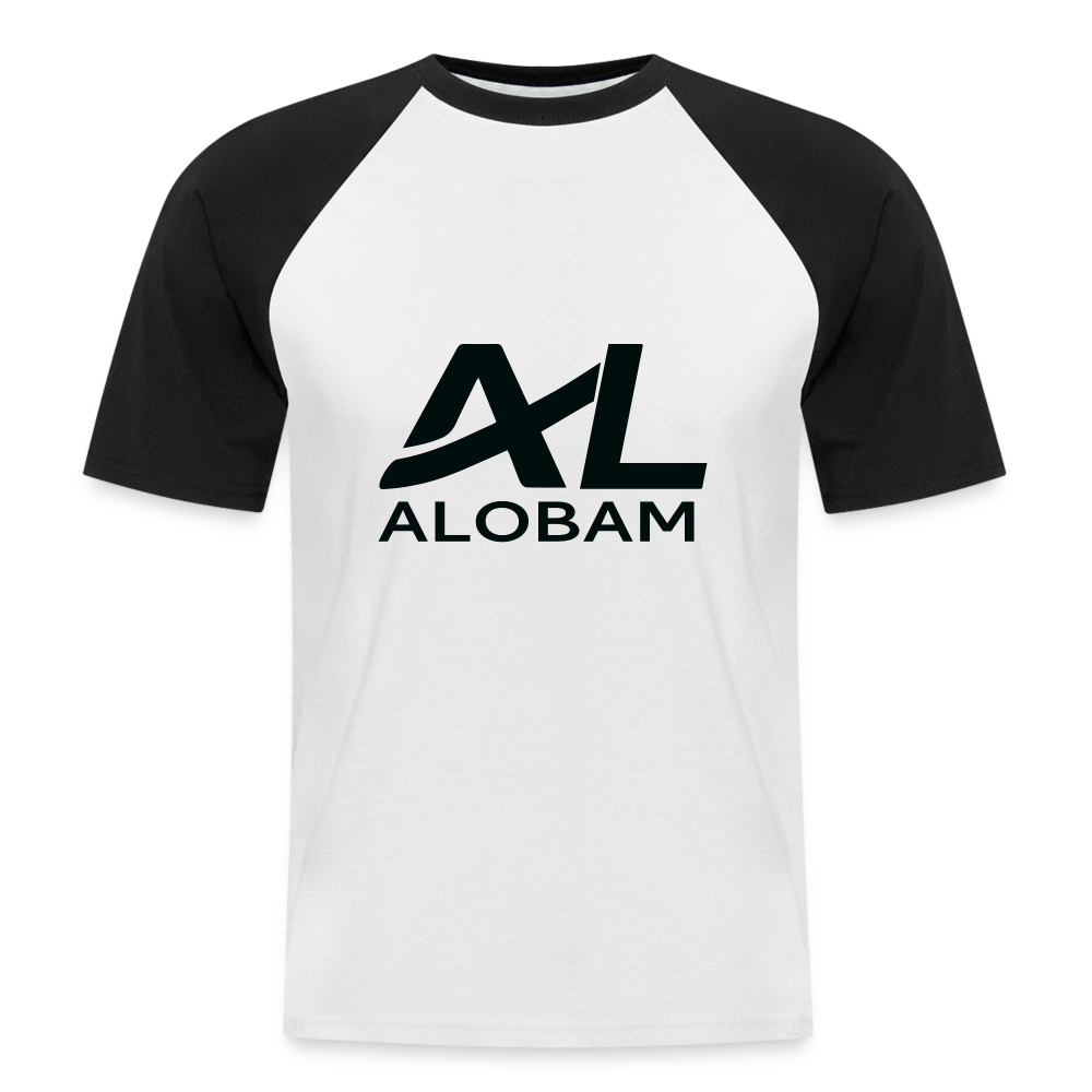 Men’s Baseball T-Shirt - white/black