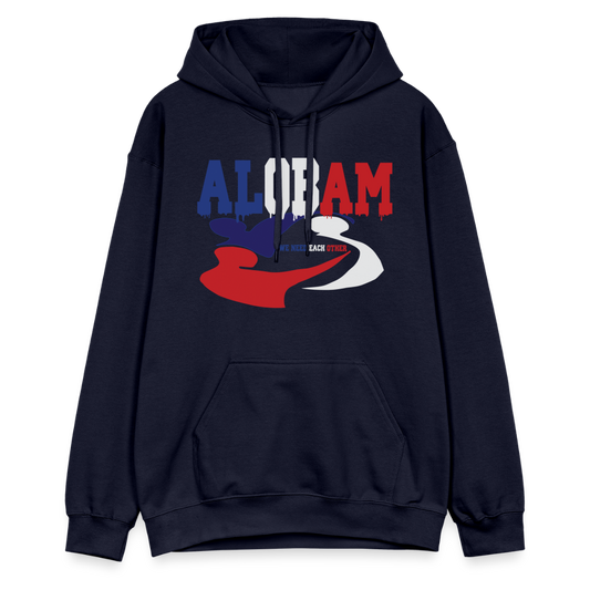 ALOBAM Unisex  Midweight Hoodie - navy