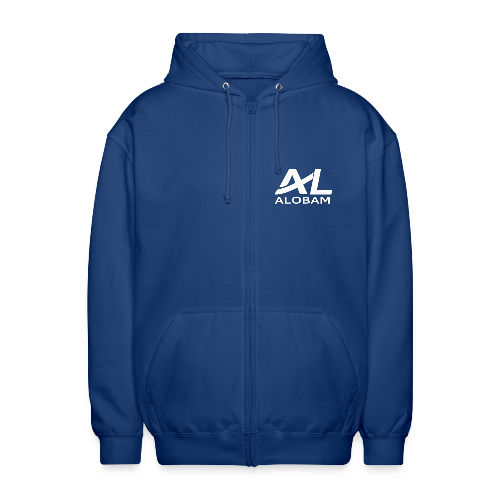 ALOBAM Unisex Hooded Jacket - royal blue