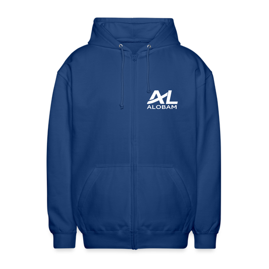 ALOBAM Unisex Hooded Jacket - royal blue