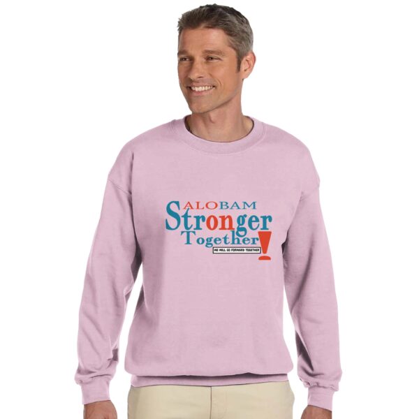 Alobam Premium Unisex Crewneck Sweatshirt in Pink