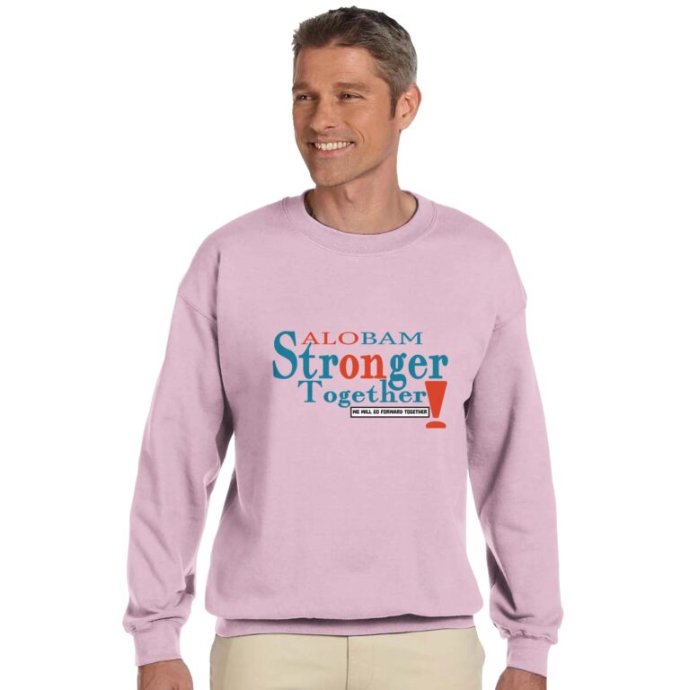 Alobam Premium Unisex Crewneck Sweatshirt in Pink
