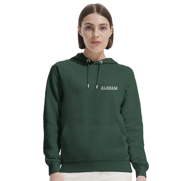 Alobam Organic Cotton Hoodie in Forest Green