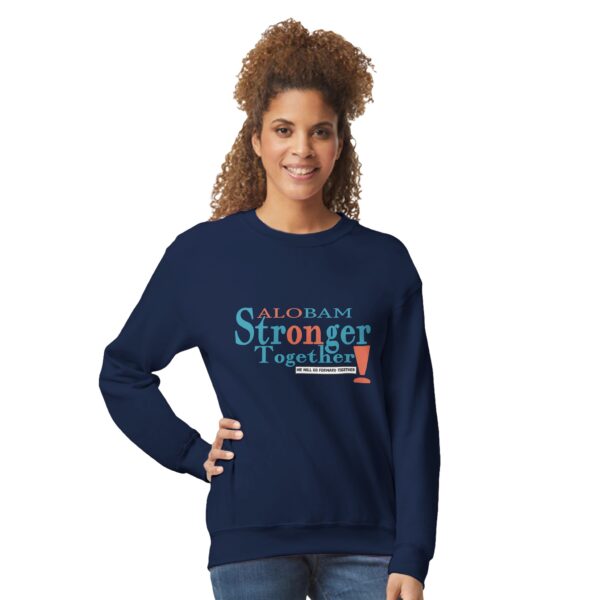 Alobam Premium Unisex Crewneck Sweatshirt in Navy Blue