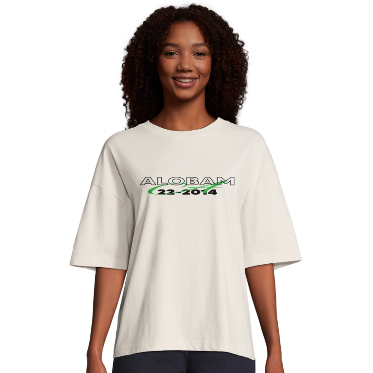 Alobam Organic Women’s Oversized T-shirt in OffWhite