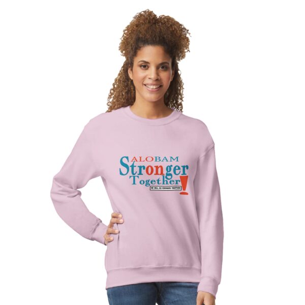 Alobam Premium Unisex Crewneck Sweatshirt in Pink