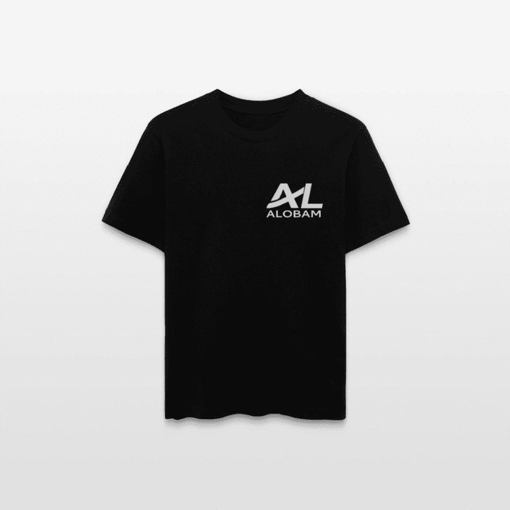 the Alobam Relaxed Unisex Organic T-Shirt in heavyweight cotton with wide topstitching.