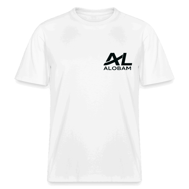 Alobam relaxed organic cotton t-shirt in heavyweight fabric with double topstitching and clean unisex fit